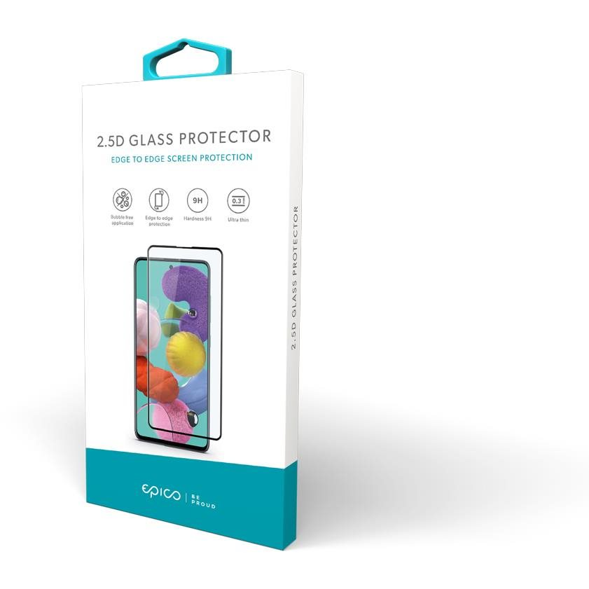 Epico POCO M4 5G 2.5D üvegfólia - fekete (70012151300001)