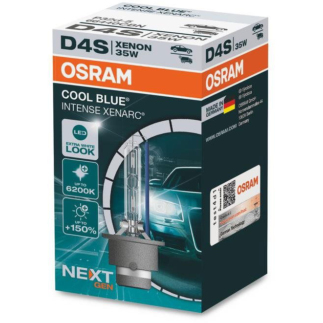 OSRAM Xenarc CBI Next Generation, D4S, 35W, 12/24V, P32d-5 (66440CBN)