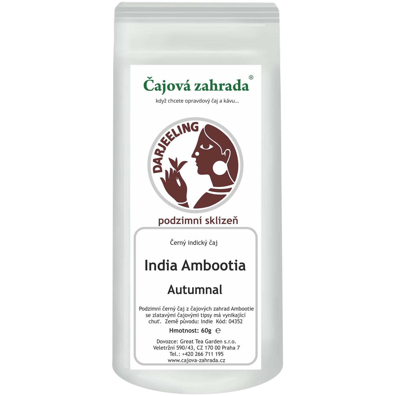 Tea Garden India Darjeeling Ambootia Autumnal - black tea, 1000g (125)