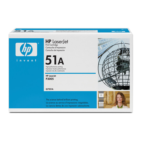 Cartuș toner negru HP 51A 6500 pagini (Q7551A)