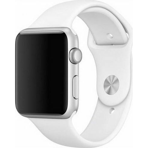Mercury Óraszíj Szilikon Apple Watch 42/44/ 45 mm Fehér (8809724801847)