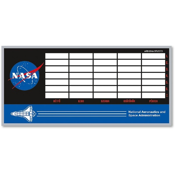 Ars Una NASA-1 5126 1 lapos órarend (50491261)