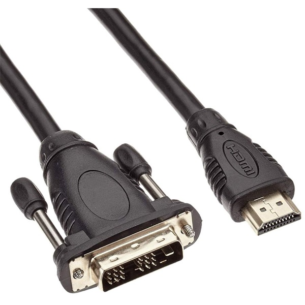 Cablu HDMI - DVI-D (18+1), dubluecranat, conectori auriti, 10m, PremiumCord, kphdmd10