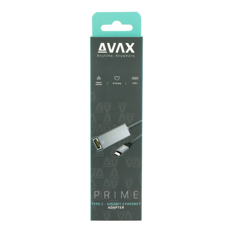 AVAX AD900 USB-C RJ45 Gigabit Ethernet adapter (AD900)