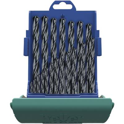 HSS spirálfúró készlet, 19 részes, DIN 338, Heller 17737 5 (17737 5)