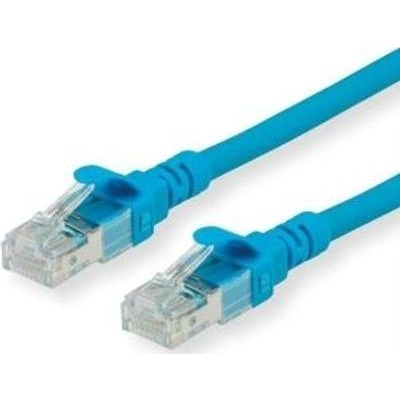 Patch kábel Roline U/UTP 6a RJ45 / RJ45 2 m modrý