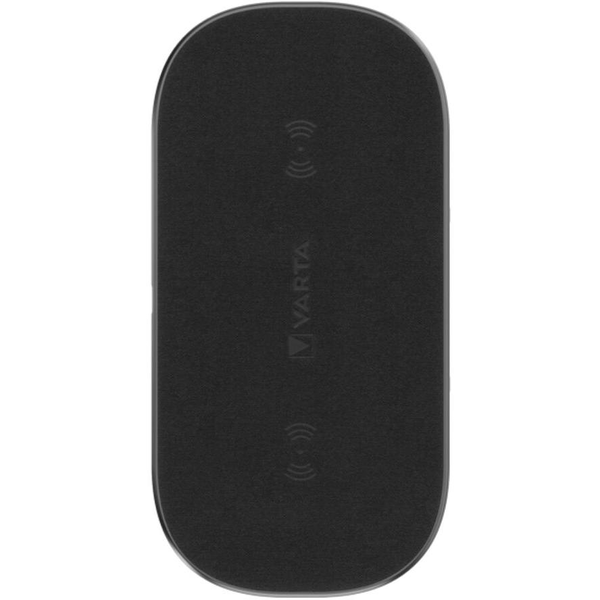 Varta 57906 101 111 зарядно за мобилни устройства Универсален Черен USB Безжично зареждане Бързо зареждане На закрито