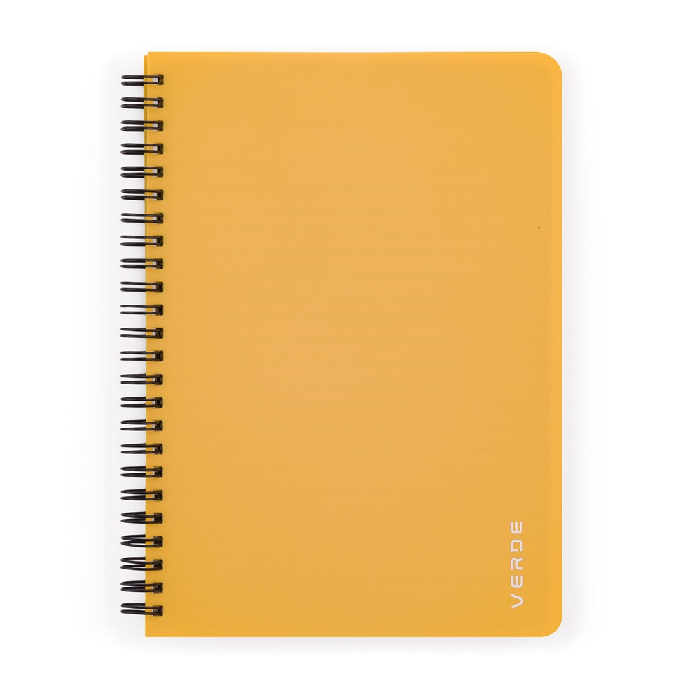 Verde 8-870 60 lapos A5 Vonalas spirálfüzet - Sárga (8-870)