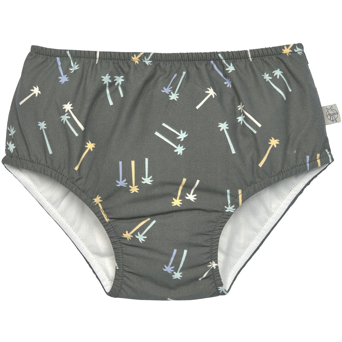 Lässig Swim Diaper palms deep olive, 13-18 hónapig (4066239143525)