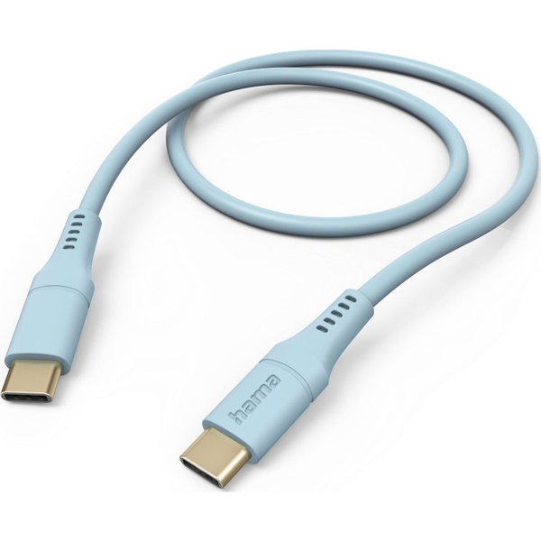 Hama Flexible cavo USB USB 2.0 1,5 m USB C Blu