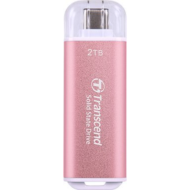 Transcend TS2TESD300P ESD300 PINK External SSD, 2TB, USB Type-C 10Gbps, 1050/ 950 MB/s max