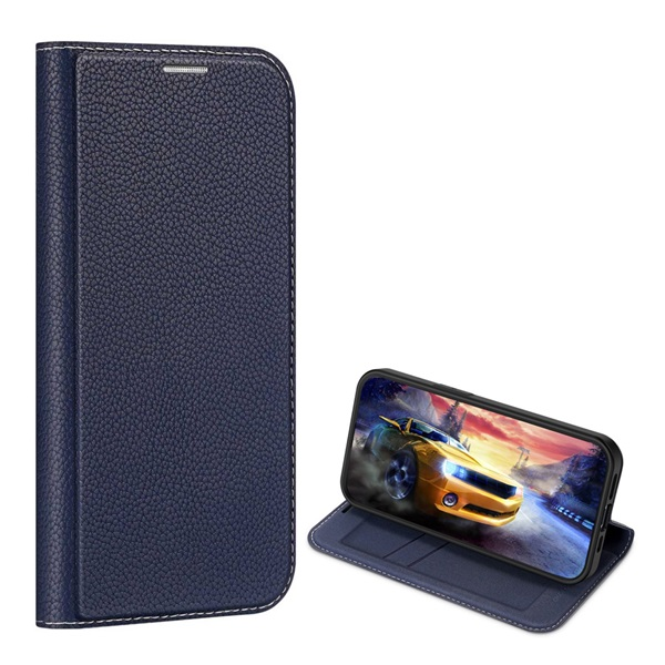 Dux Ducis Skin X2 Apple iPhone 14 Pro Flip Tok - Sötétkék (GP-128916)