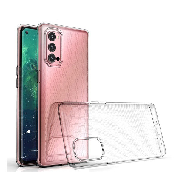 Szilikon telefonvédő (ultravékony) ÁTLÁTSZÓ [Oppo Reno 5 Z 5G] (5996591086644)
