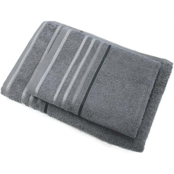 TOWEL TERRY 400 GSM 762 GREY 50X80
