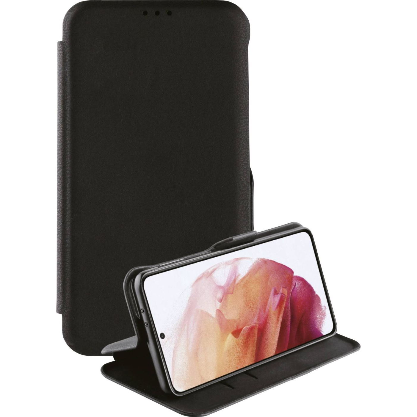 Vivanco Casual Booklet Samsung Galaxy S21 (5G) Hátlap Fekete (CWVVSGS21BK) (CWVVSGS21BK)