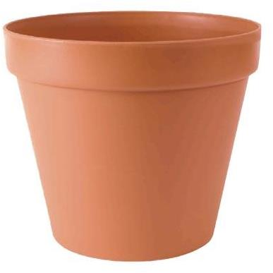 PROSPERPLAST GLINKA 22 virágcserép, magasság 19,5cm, agyagutánzat, terrakotta (344074)