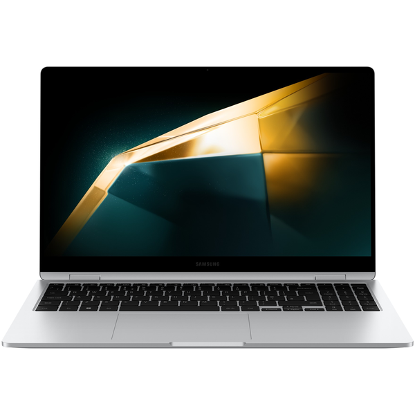 Samsung Galaxy Book4 360 Intel Core 5 120U Hibrid (2 az 1-ben) 39,6 cm (15.6") Érintőképernyő Full HD 16 GB LPDDR5-SDRAM 256 GB SSD Wi-Fi 6E (802.11ax) Windows 11 Pro Ezüst