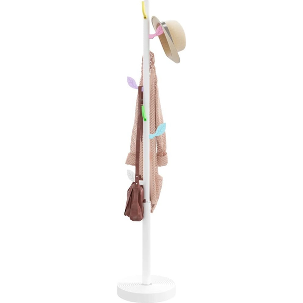 fehér porszórt vas ruhafogas 172 cm