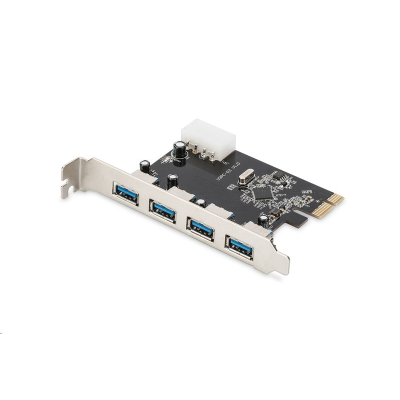 Digitus 4xUSB 3.0 PCIe bővítő kártya (DS-30221-1) (DS-30221-1)