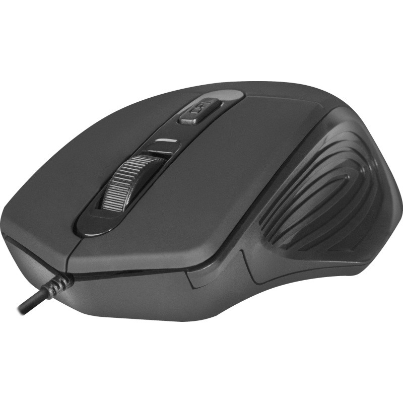 Káblová myš Defender Datum Mb-347 Optická 1600Dpi 4P čierna (52347)