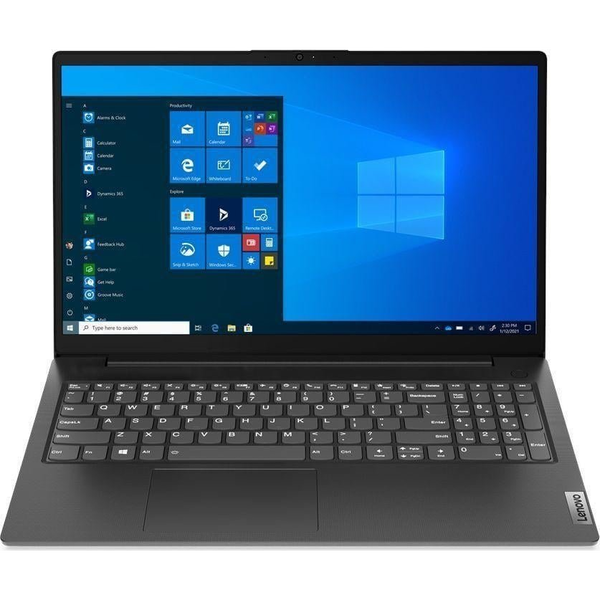 Lenovo V V15 AMD Ryzen™ 5 5500U Laptop 39,6 cm (15.6") Full HD 8 GB DDR4-SDRAM 512 GB SSD Wi-Fi 5 (802.11ac) Windows 11 Home Fekete