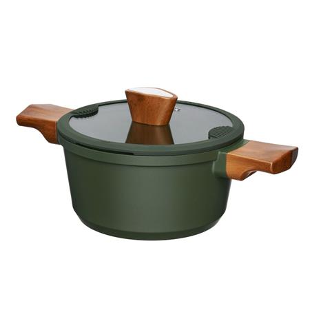 Resto Sadr 93701 Lábas Fedővel 20cm 2.6L - Zöld