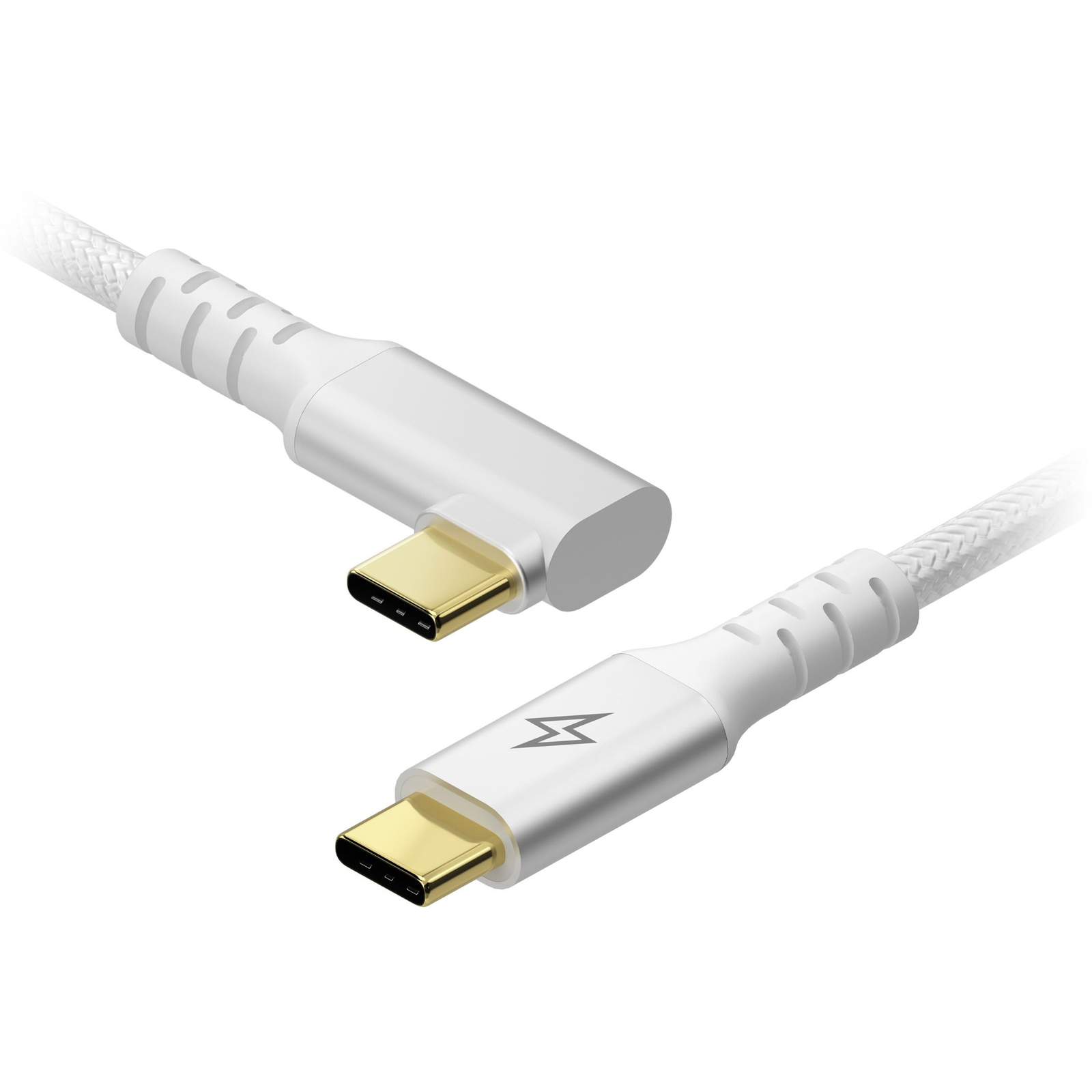 AlzaPower 90AluCore USB-C to USB-C 2.0, 100 W, 2 m - ezüst (APW-CBTC2002A9S)