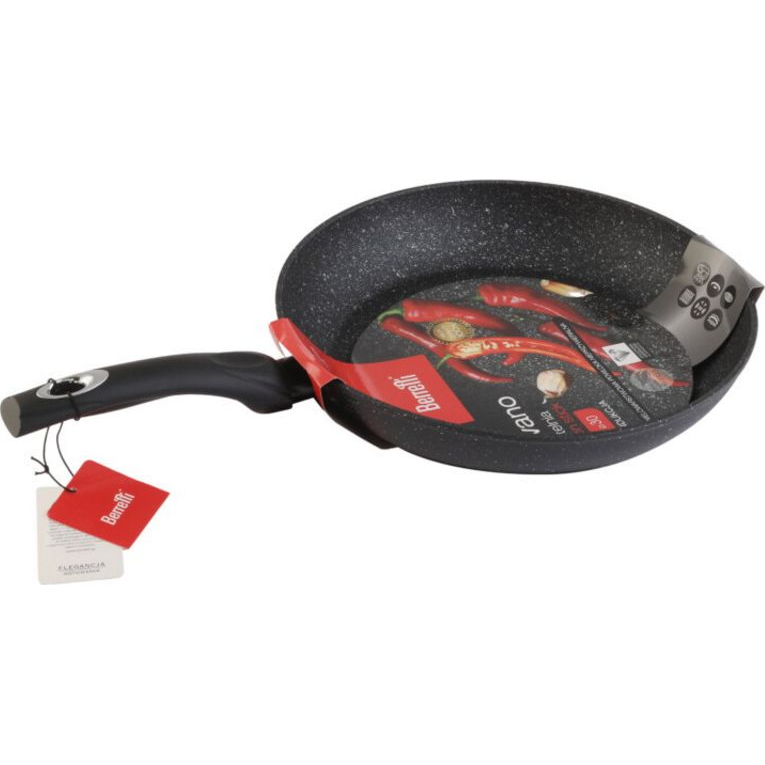 Berretti BR-6651 Tivano Univerzális serpenyő 30cm - Fekete (BR-6651)