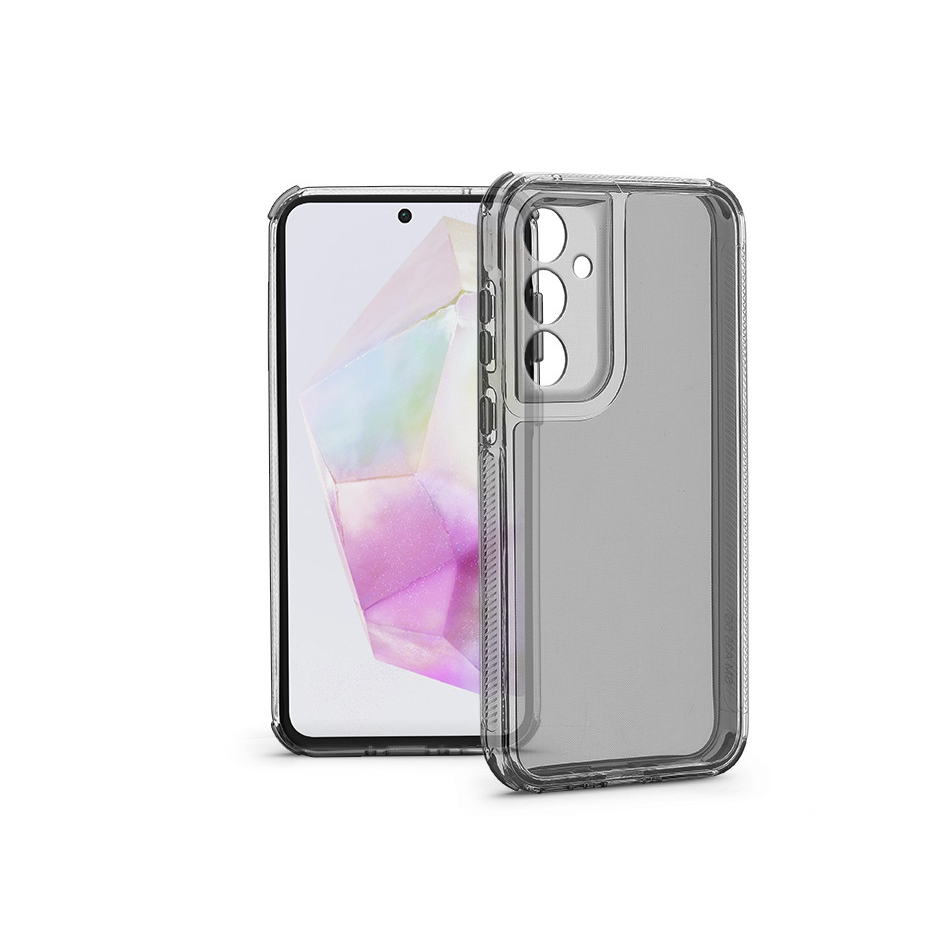 Haffner Matrix Clear kameravédős szilikon tok - Samsung SM-A356 Galaxy A35 5G - átlátszó (HF323881)