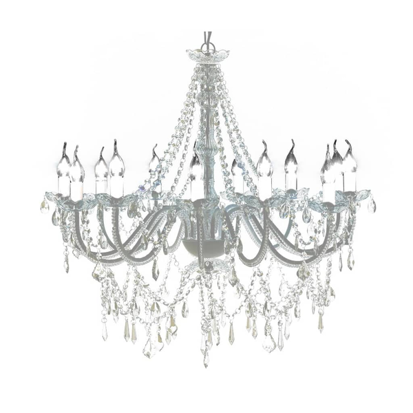 Lampa wisząca vidaXL Żyrandol z 1600 kryształami