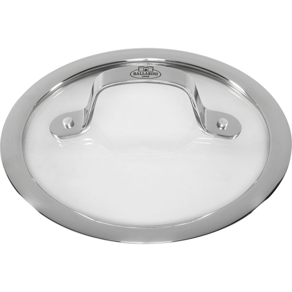 Капак за готвене Ballarini Salina, Стъкло/Метал, 16 см, Сребрист