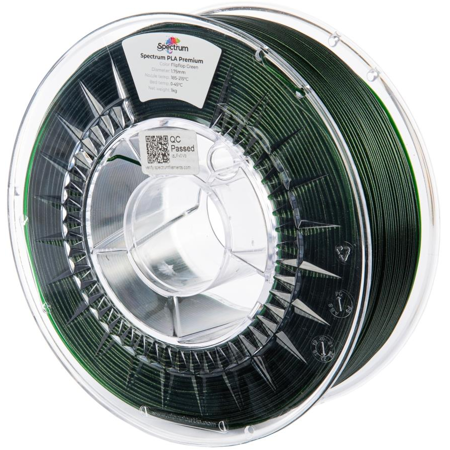 Spectrum Premium PLA 1,75 mm, Flipflop Green, 1 kg (80896)