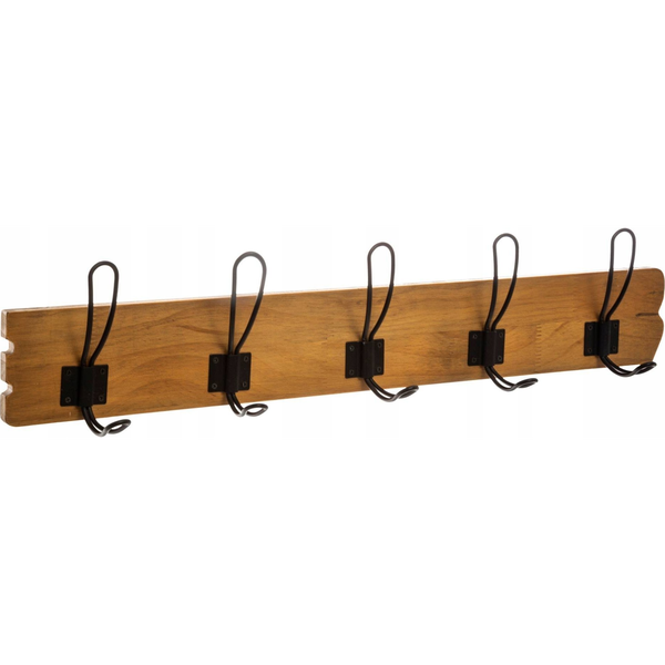 Perchero De Pino "loft", 5 Ganchos