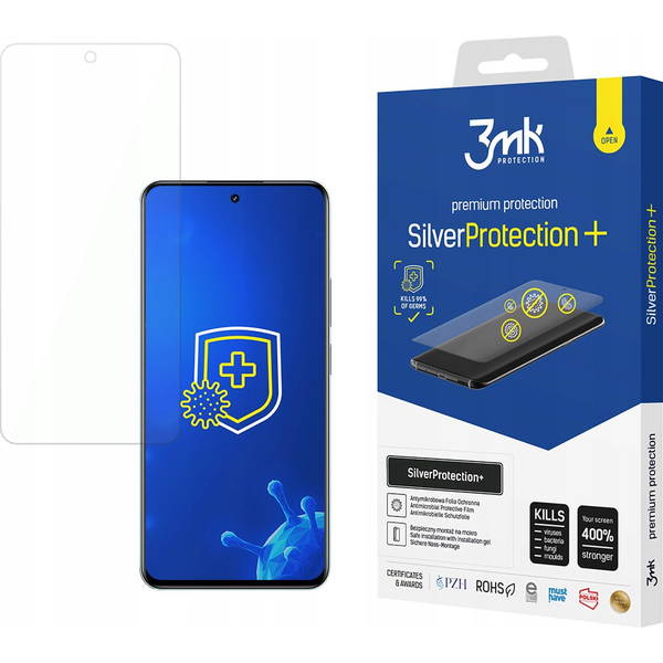 Antimikrobiální ochranná fólie pro Realme 12+ 5G 3mk SilverProtection+