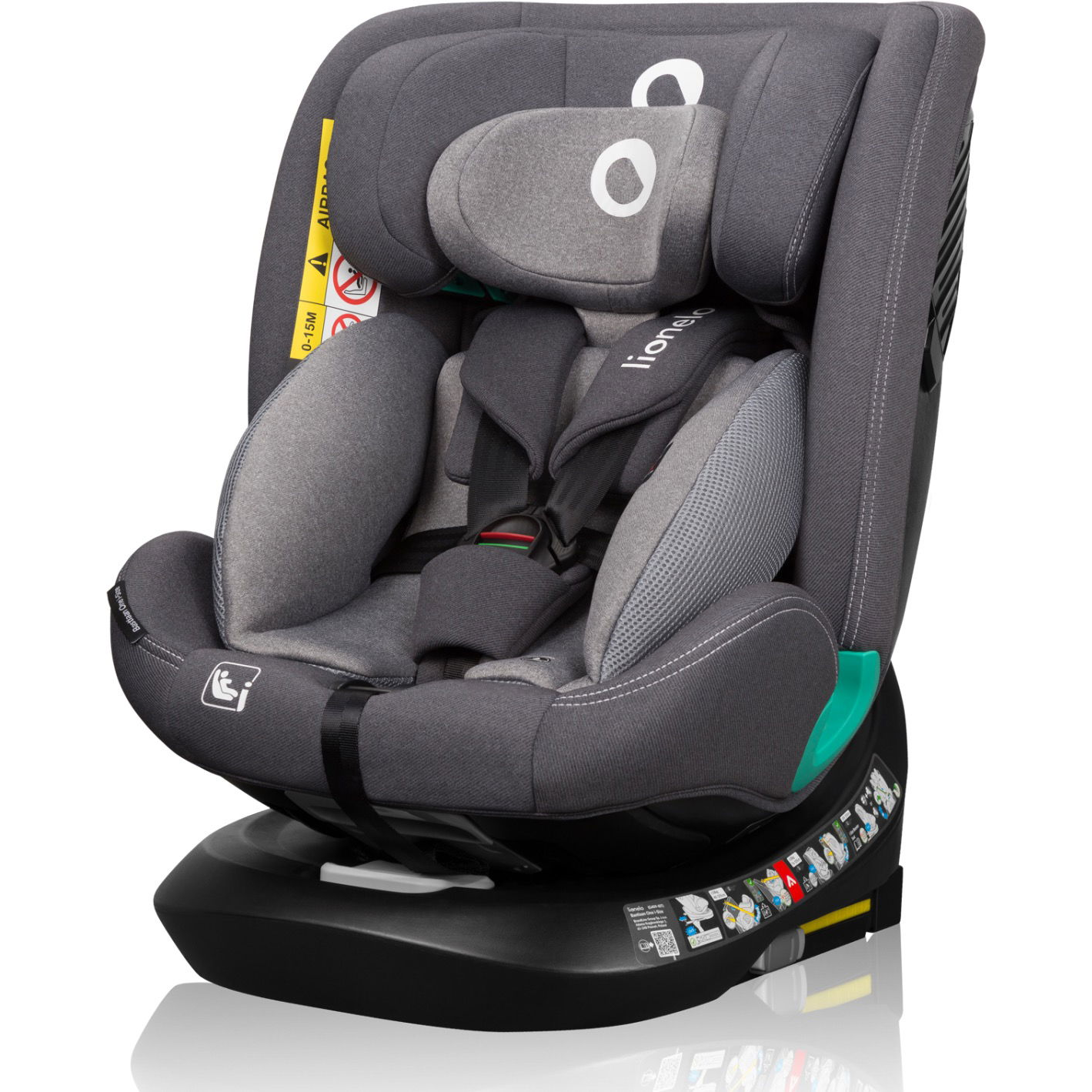 Lionelo Bastiaan One i-Size Grey Stone (5903771707374)
