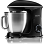 Планетарен миксер Zeegma Planeet Chef, Капацитет на купата 6,5л, 7 скорости + пулс, Максимална мощност 2200W, Черен