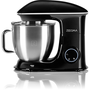 Планетарен миксер Zeegma Planeet Chef, Капацитет на купата 6,5л, 7 скорости + пулс, Максимална мощност 2200W, Черен