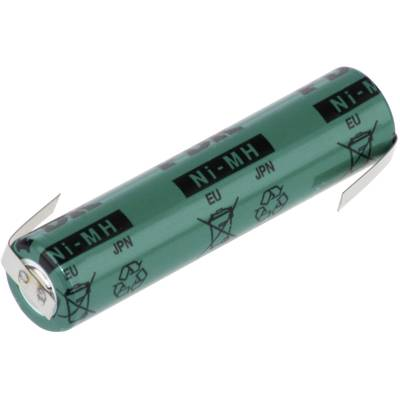 Forrasztható mikroceruza akku AAA NiMH 1,2V 730 mAh, forrfüles, FDK 109094 (109094)