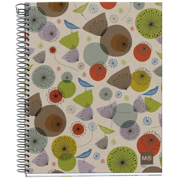 Miquelrius Ecobirds A5 4x30lapos vonalas spirálfüzet