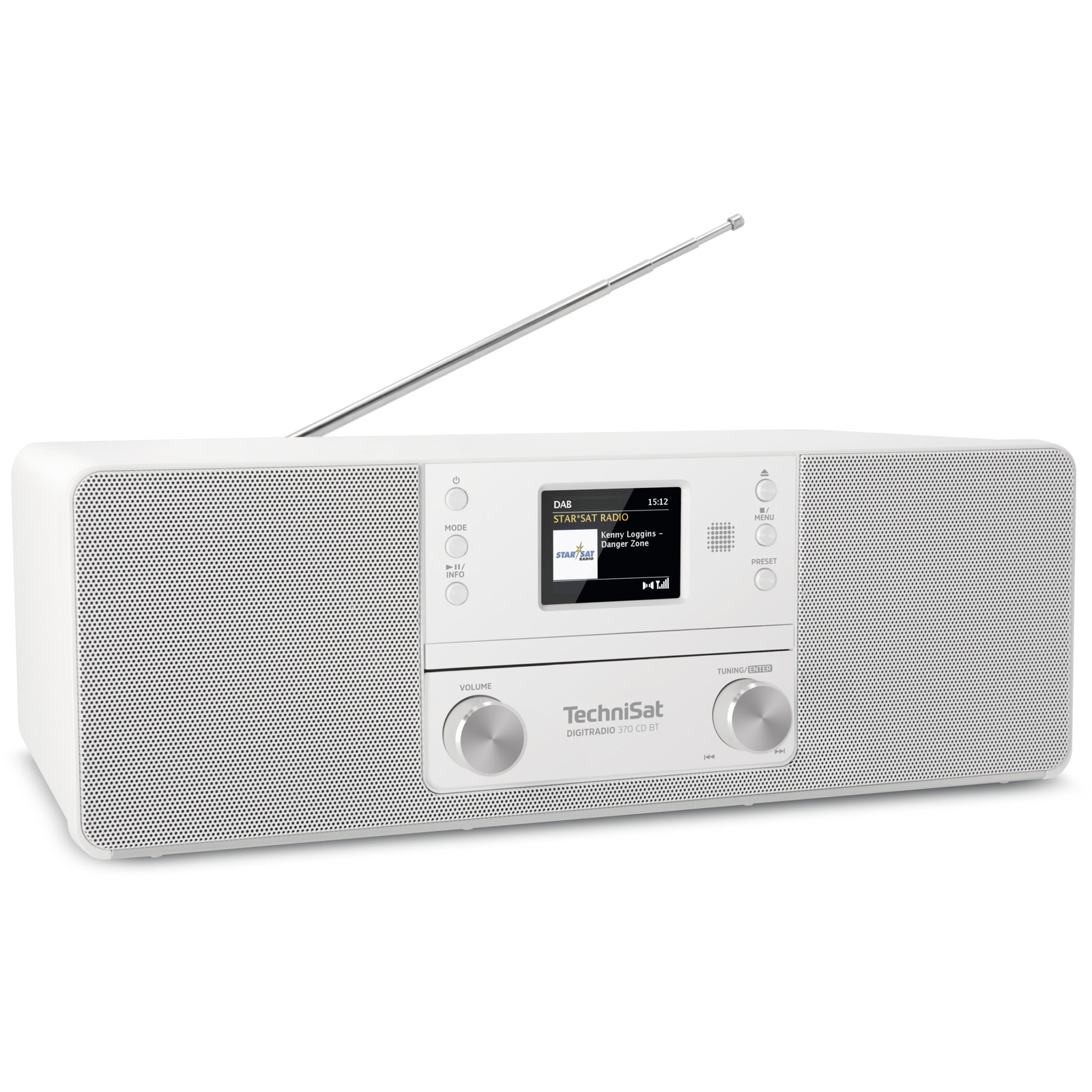 TechniSat DIGITRADIO 370 CD BT Rádió - Fehér (0001/3948)