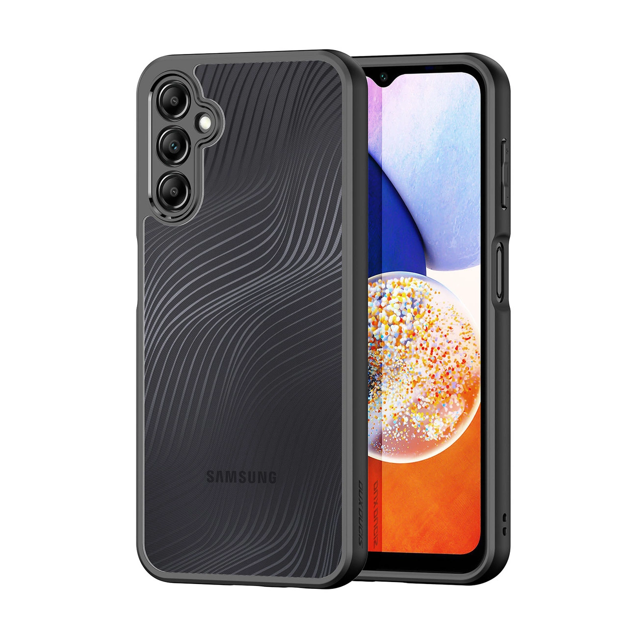 Dux Ducis Aimo Samsung Galaxy A15 Tok - Átlátszó/Fekete (DUX DUCIS AIMO SAMSUNG A15 BLACK)