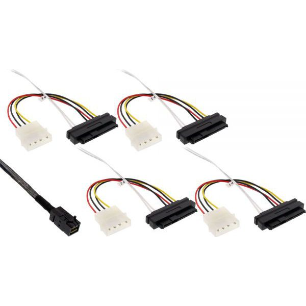 InLine 27632B cavo Serial Attached SCSI (SAS) Nero