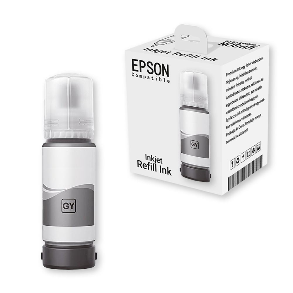 Utángyártott Epson T07D5 NO.115 tinta 70 ml szürke (C13T07D54AFUEC) (C13T07D54AFUEC)