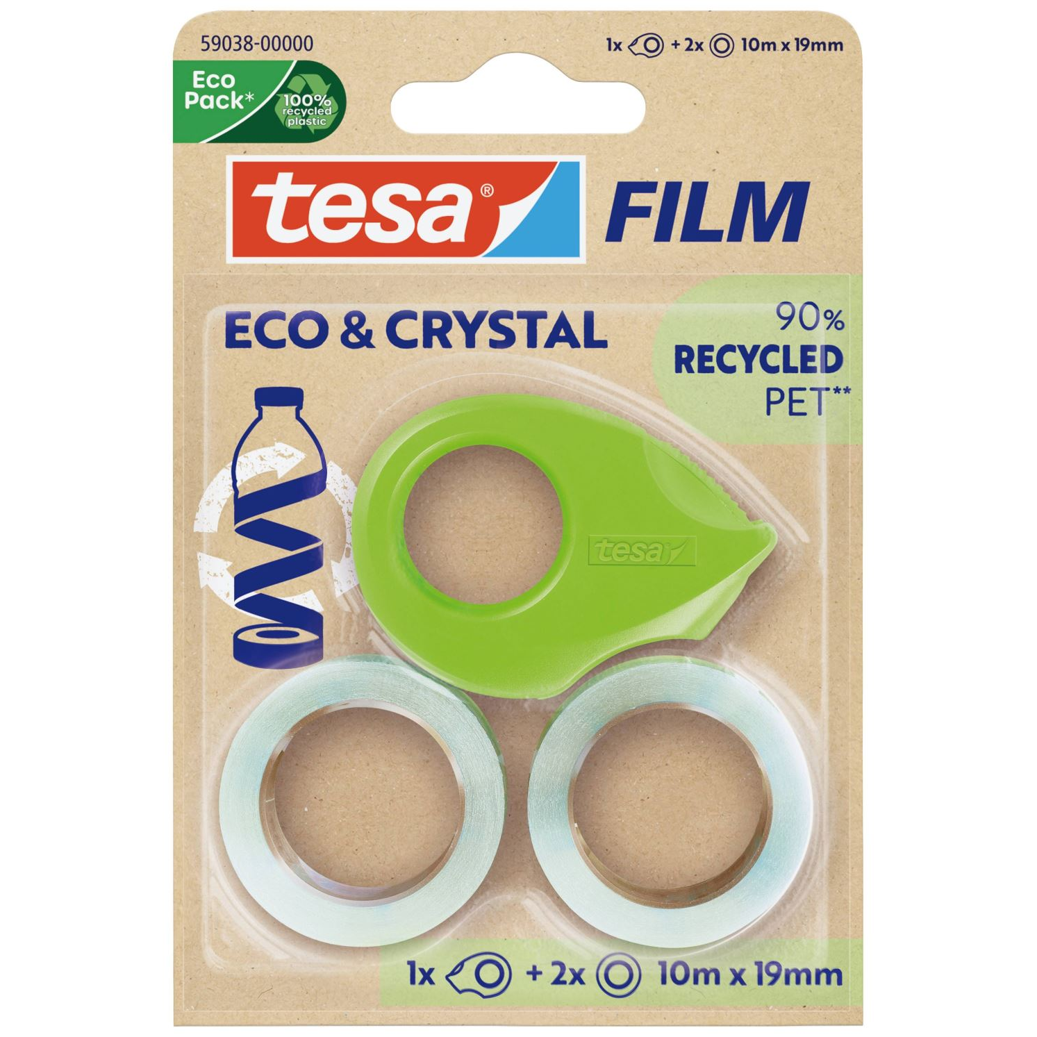 tesa Eco & Crystal ragasztószalag Átlátszó (59038-00000-00) (59038-00000-00)