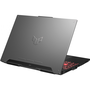ASUS TUF Gaming A17 FA707NV-HX051W AMD Ryzen™ 5 7535HS Laptop 43,9 cm (17.3") Full HD 16 GB DDR5-SDRAM 1 TB SSD NVIDIA GeForce RTX 4060 Wi-Fi 6 (802.11ax) Windows 11 Home Fekete, Szürke