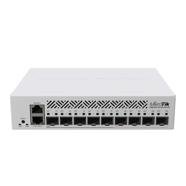 MikroTik CRS310-1G-5S-4S+IN, 5xSFP, 4xSFP+, 1xGE