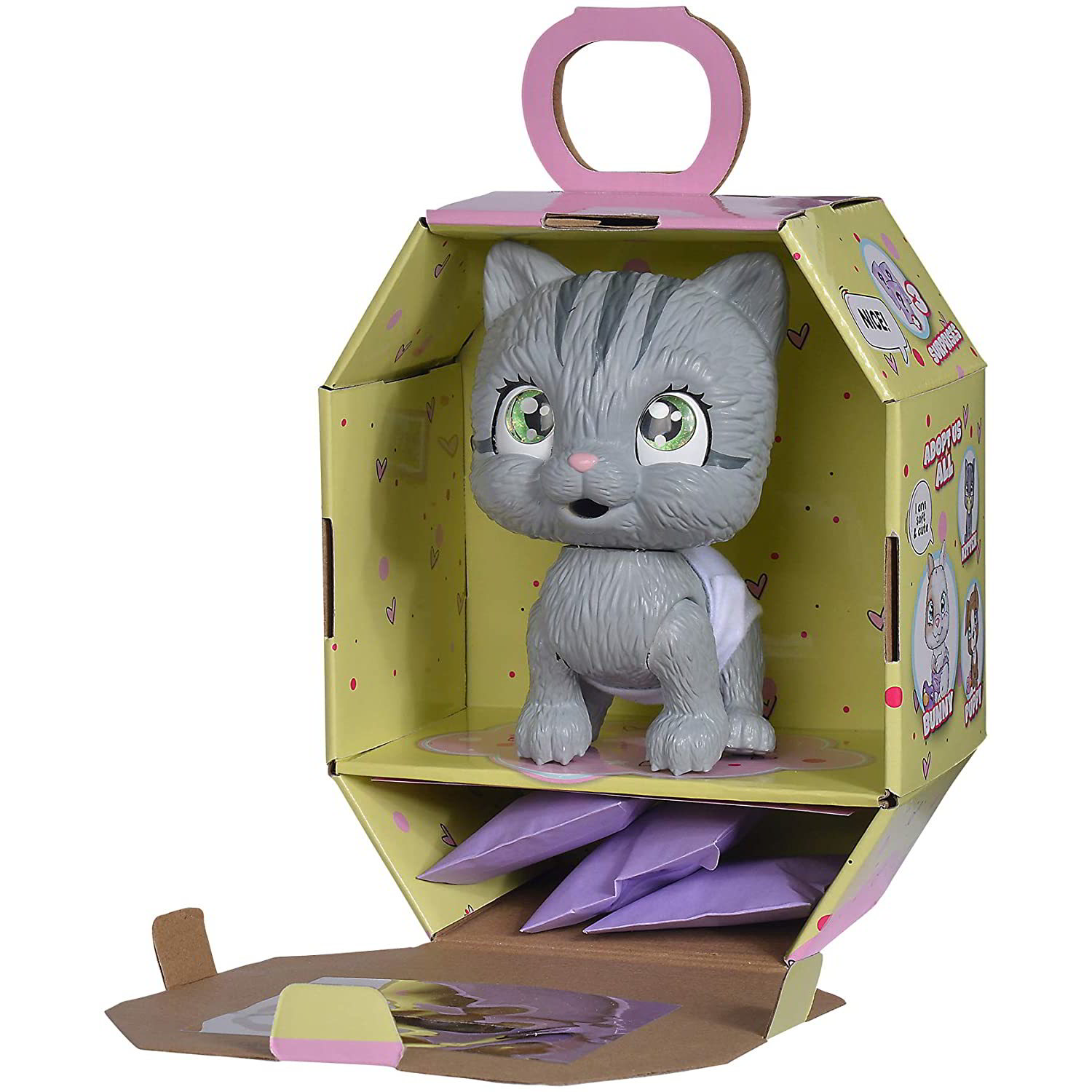 Simba Toys Pamper Petz: Pisilős cica pelenkával (105953051)