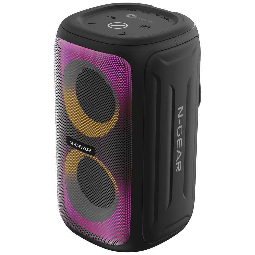 N-Gear LGPJUKE101 Let's Go Party Bluetooth hangszóró - Fekete (LGPJUKE101)