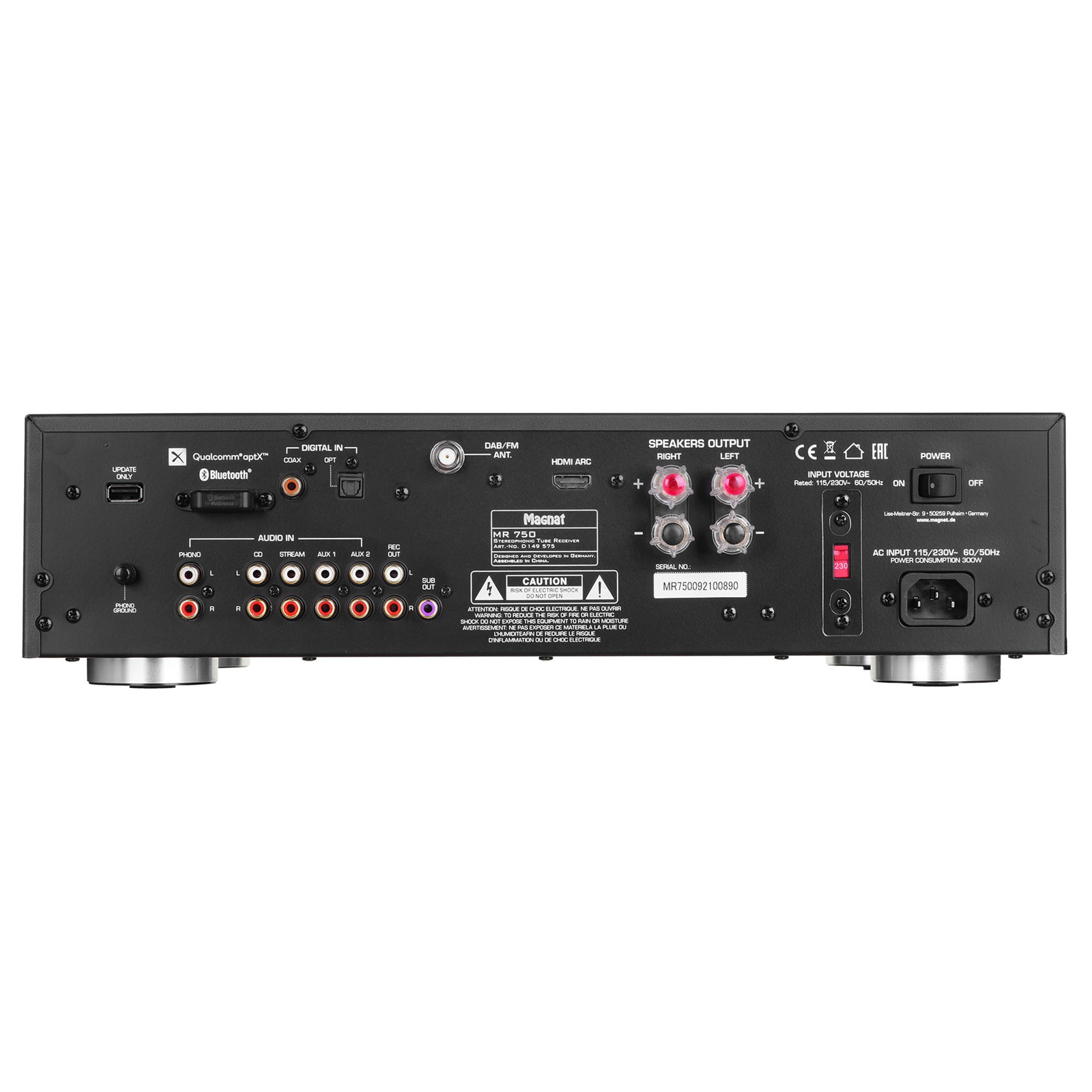 Magnat MR 750 HiFi rendszer - Fekete (MR-750)