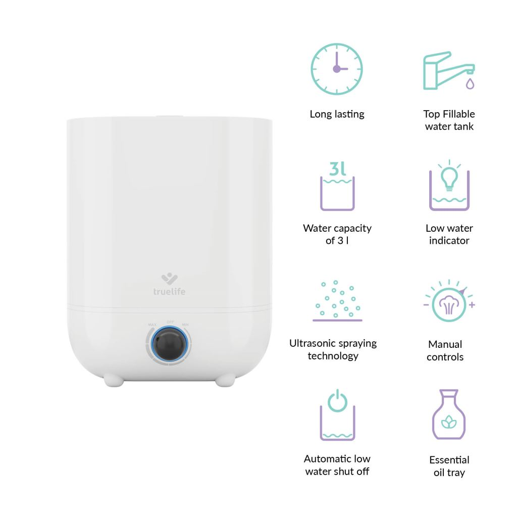 TrueLife H3 2az1-ben párásító (TLAIRHH3) (TLAIRHH3)